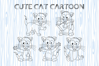 cute cat animal cartoon