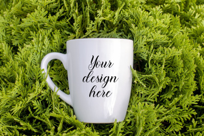 Coffee mug mockup. Mug template. PSD&2C; JPEG files. Mug Stock photo.