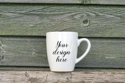 Coffee mug mockup. Mug template. PSD&2C; JPEG files. Mug Stock photo.