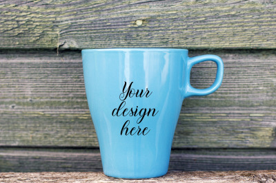 Coffee mug mockup. Mug template. PSD, JPEG files. Mug Stock photo.