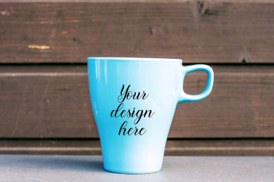 Coffee mug mockup. Mug template. PSD, JPEG files. Mug Stock photo.