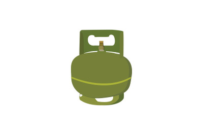 Kitchen Gas Cylinders Flat Icon