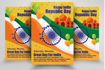 Indian Republic Day Celebration Poster