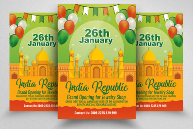 India Republic Day Celebration Poster