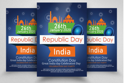 India Republic Day Event Flyer