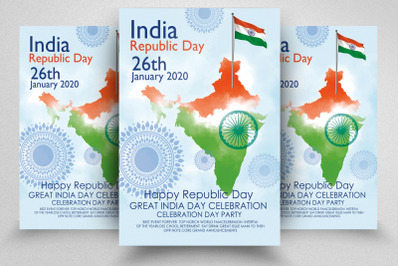 India Republic Day Festival Flyer