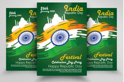 India Republic Day Flyer/Poster