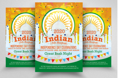 Indian Independence Day Flyer/Poster