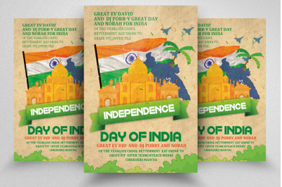 Happy India Independence Day Flyer/Poster