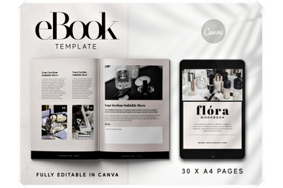 eBook Canva Template - Work Book Template