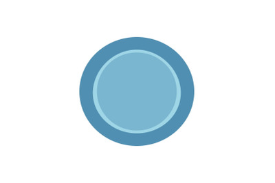 Kitchen Plate Flat Icon