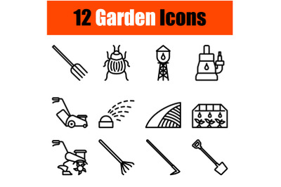 Garden Icon Set