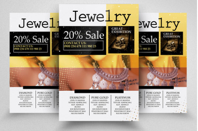 Jewelry Sale Offer Flyer/Poster