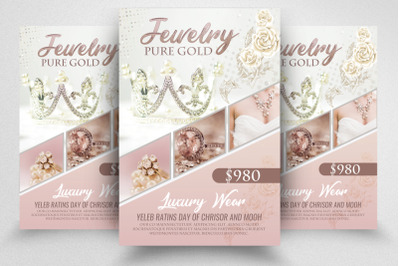 Luxury Jewelry Poster Template