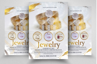 Diamond Pure Jewelry Flyer/Poster