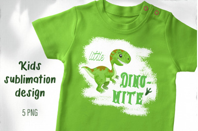 Dinosaur Sublimation design / T-shirt sublimation png / Baby