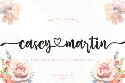 Casey Martin - Heart Font
