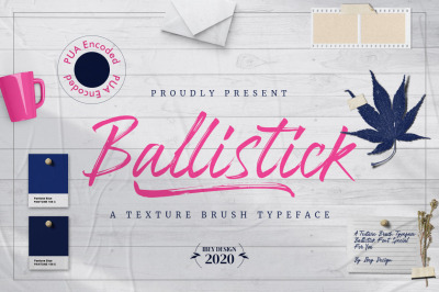 Ballistick - Brush Stroke Font