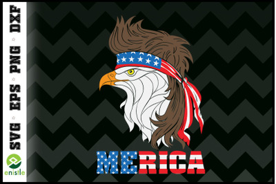 Merica Patriotic USA Eagle 4th of July