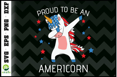 Americorn Unicorn 4th of July Mericorn