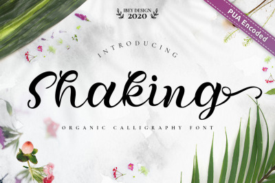 Shaking - Cursive Handwritten Font