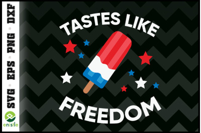 Tastes Like Freedom 4th of July Icecream