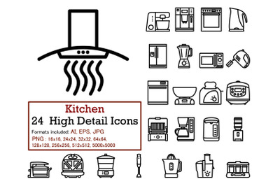 Kitchen Icon Set