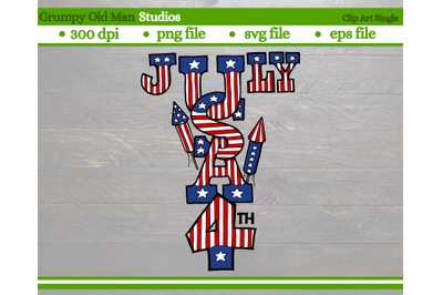 July 4th design | USA design