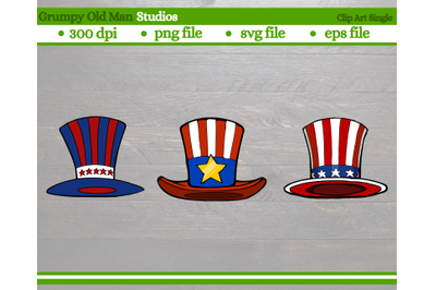 patriotic top hat | uncle sam hats