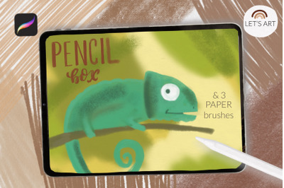 Procreate pencil texture brushes for iPad