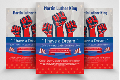 Martin Luther King&amp;&23;039;s Day Flyer Template