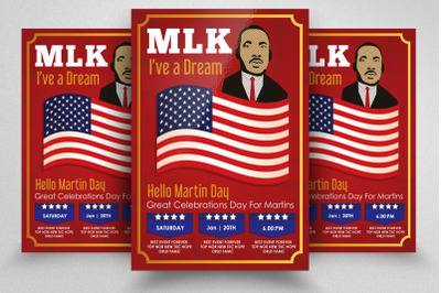 MLK Day Celebration Flyer Poster