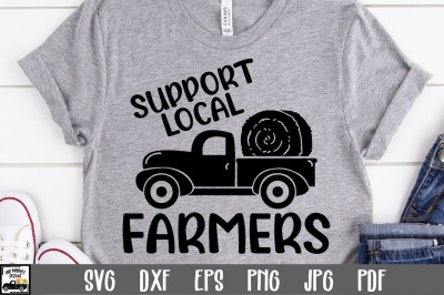Support Local Farmers SVG File