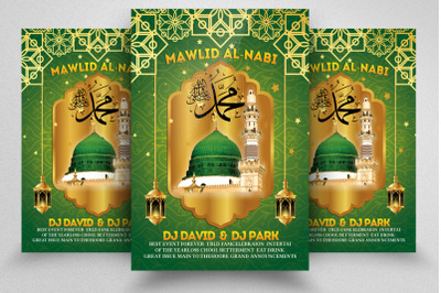 Eid Milad-ul-Nabi Islamic Event Flyer