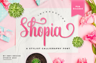 Shopia - Modern Calligraphy Font
