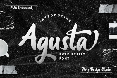 Agusta - Bold Script Font