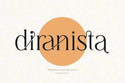 Diranista - Stylish Ligature Serif