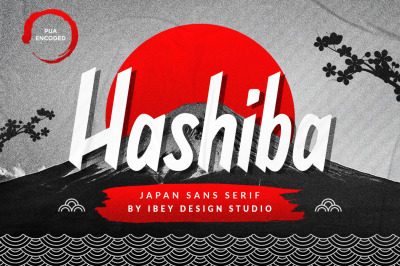Hashiba - Japanese Font