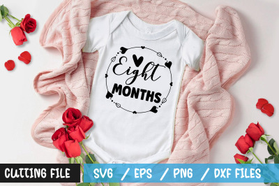 Eight months svg