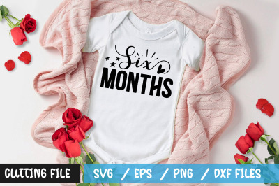 Six months svg