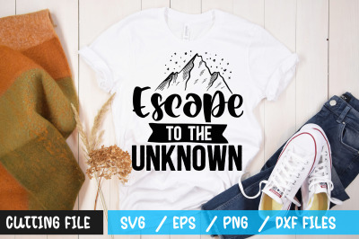 Escape to the unknown svg