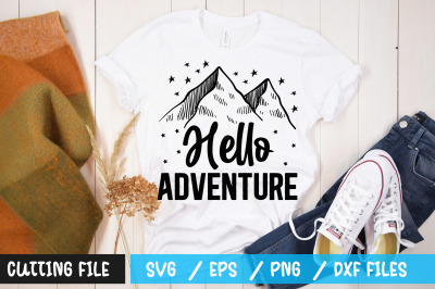 Hello adventure svg