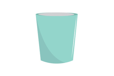 Kitchen Plastic Cups Flat Icon