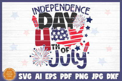 Happy 4th Of July Independence Day SVG Cricut