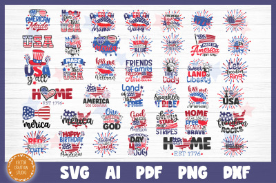 Happy 4th Of July Independence Day SVG Bundle