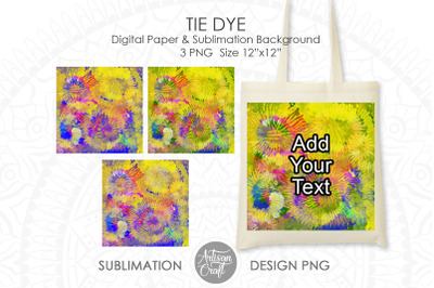 Tie dye PNG for sublimation