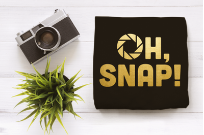 Oh Snap Camera Aperture | SVG | PNG | DXF | EPS