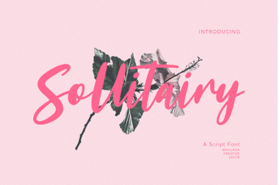 Sollitairy Script Font