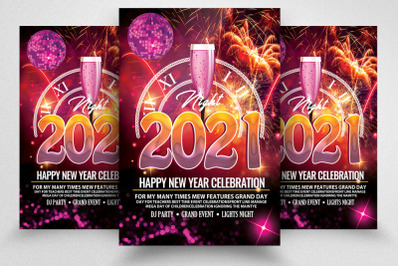 Happy New Year Celebration Poster