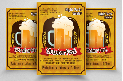 Oktoberfest Party Flyer/Poster